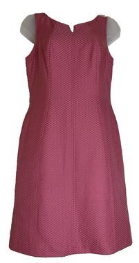 Talbots Silk Blend Textured Sateen Sheath Dress 8P Office Career Barbiecore